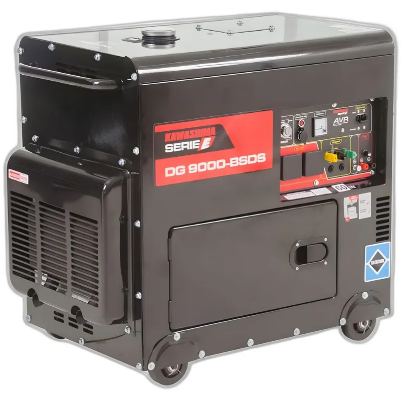 Gerador à Diesel Dg9000Bsds 7500W 230/115V Mono Kawashima