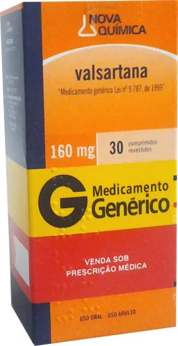 Valsartana 160 Mg 30 Comprimidos Novaquímica Genérico - GENÉRICO - Farmácia