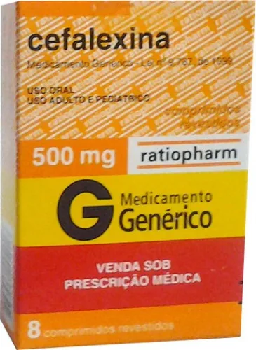 Cefalexina 500 Mg 8 Comprimidos Novaquímica Genérico - GENÉRICO - Farmácia