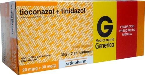 Tioconazol Tinidazol 30 Mg/g 20 Mg/g Creme Vaginal Novaquímica Genérico - GENÉRICO - Farmácia