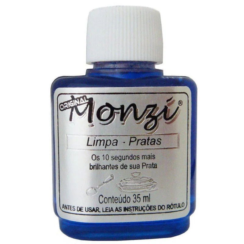 Limpa Prata Monzi 35Ml Liquido Ação Rápida