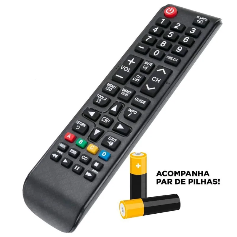 Controle Remoto Compatível Tv Samsung Com Todos Os Modelos