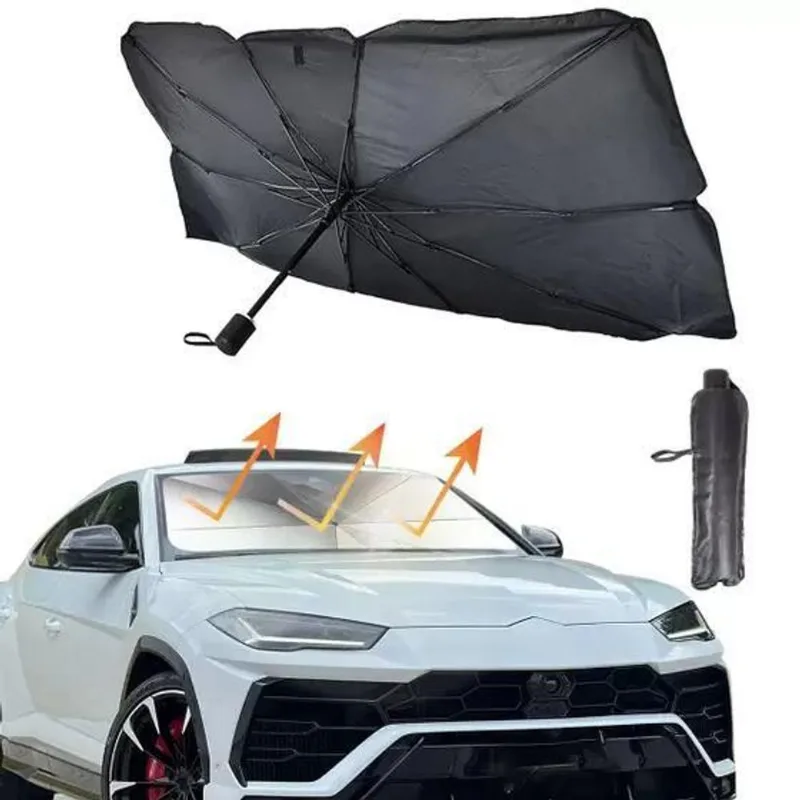 Quebra Sol Portátil Para-brisa Carro Guarda Sol Isolamento