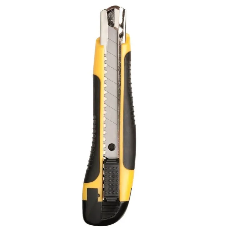 Estilete Profissional Amarelo-preto Com 2 Lâmina - 8ro - Eda Estilete Prof.amar-pto.c-2 Lamin. 8ro Eda