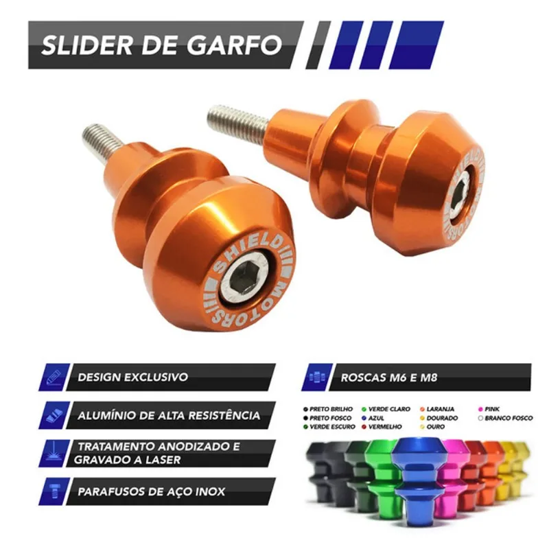 Slider De Garfo Bengala Yamaha R1 R3 - 4un