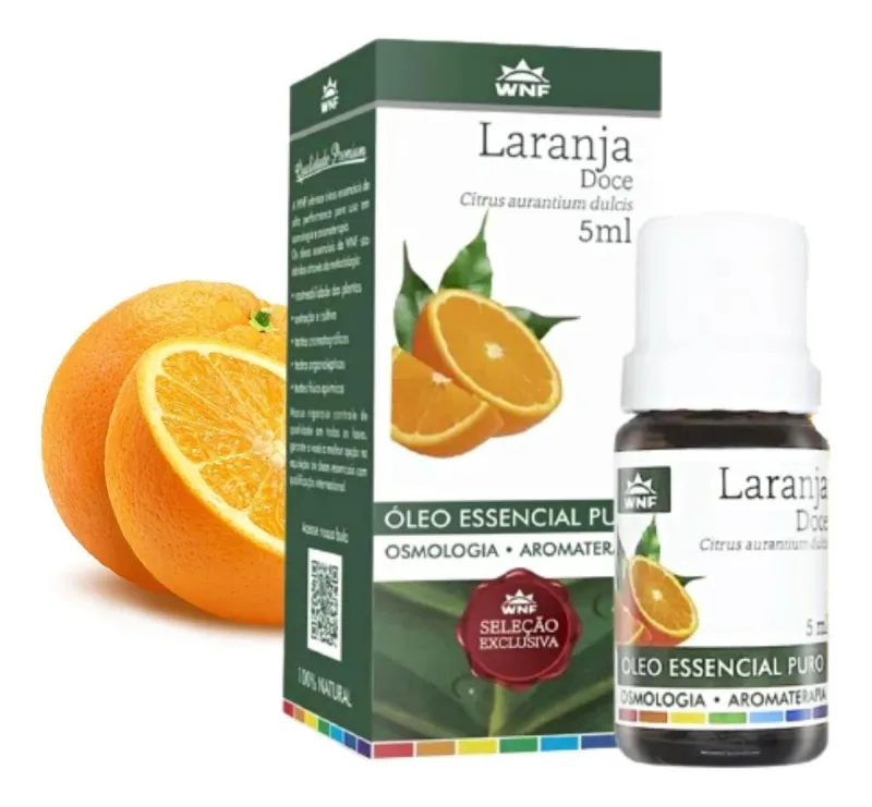 OLEO ESSENCIAL LARANJA DOCE 5ML WNF AROMAGIA - WNF