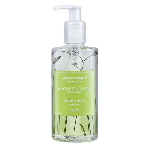 Sabonete Liquido Capim Limão 250ml Wnf Aromagia - WNF