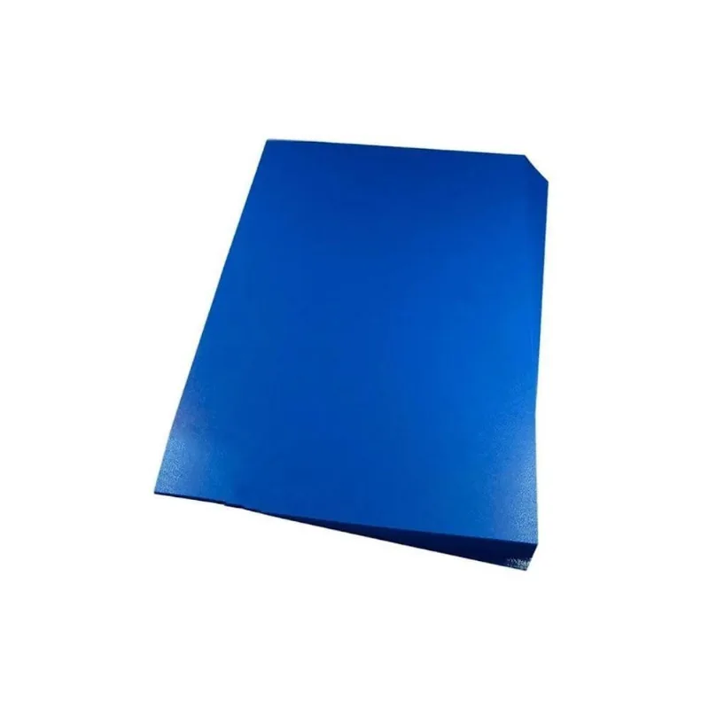 Capa para Encadernação Ofício Lassane Couro-Of-Azul Pp 0,30mm Pacote 100un Azul