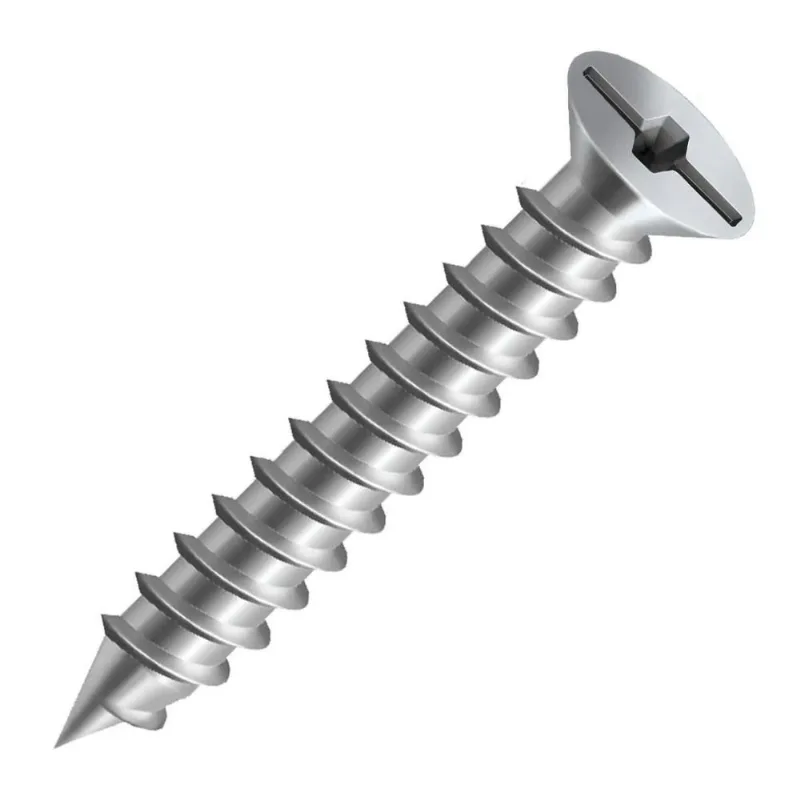 Parafuso Para Madeira Chata Zincado 5,5x55mm Fenda Combinada Ciser