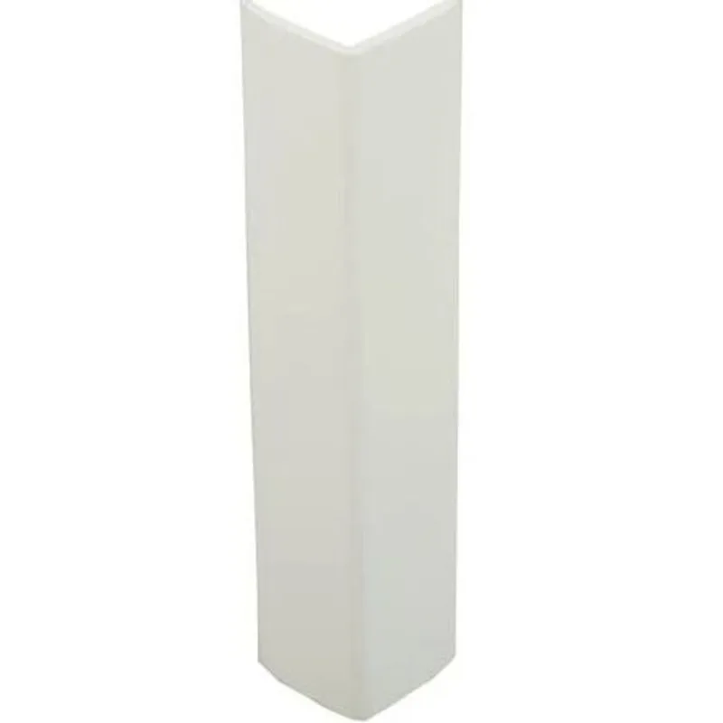 cantoneira de pvc sobrepor tec316 15x3m tecnoperfil branco - 13161623000