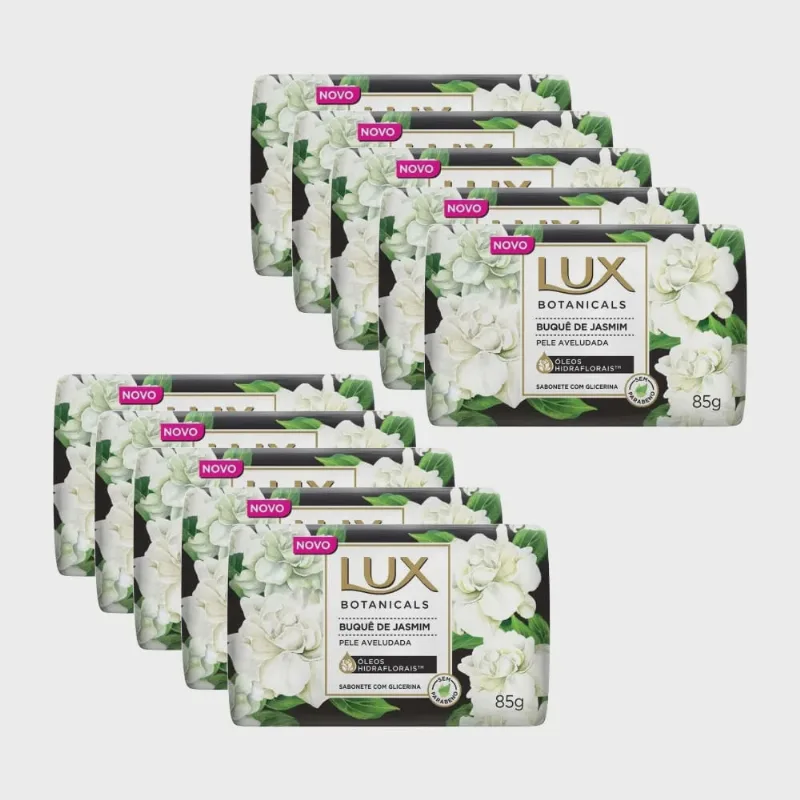 Kit Sabonete Lux Botanicals Buque de Jasmim 85g c/10un