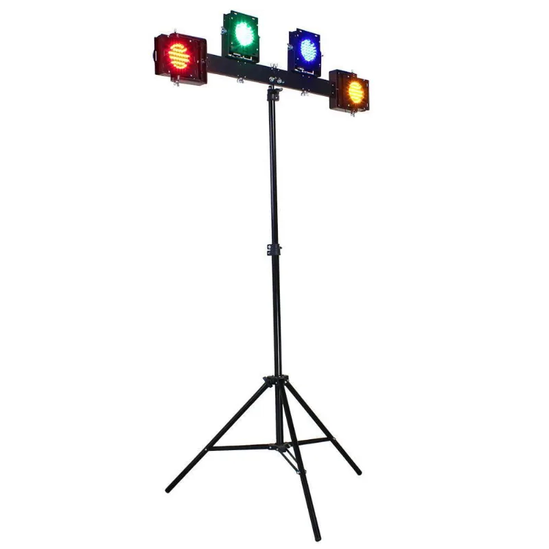 Kit Tripe Luz 4 Canhão Led E Extensão Elétrica Deltrônica