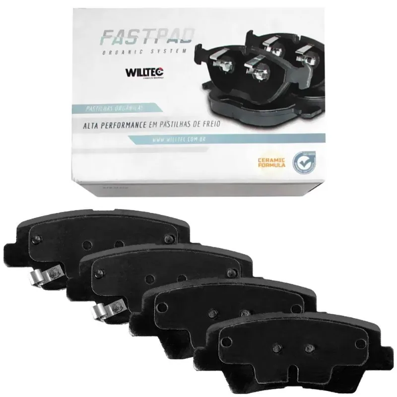 Kit Pastilha Freio Cerâmica Creta Sportage Tucson Traseira