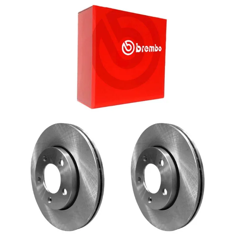 Par Disco Freio Volvo XC60 2009 a 2017 Dianteiro Ventilado Brembo