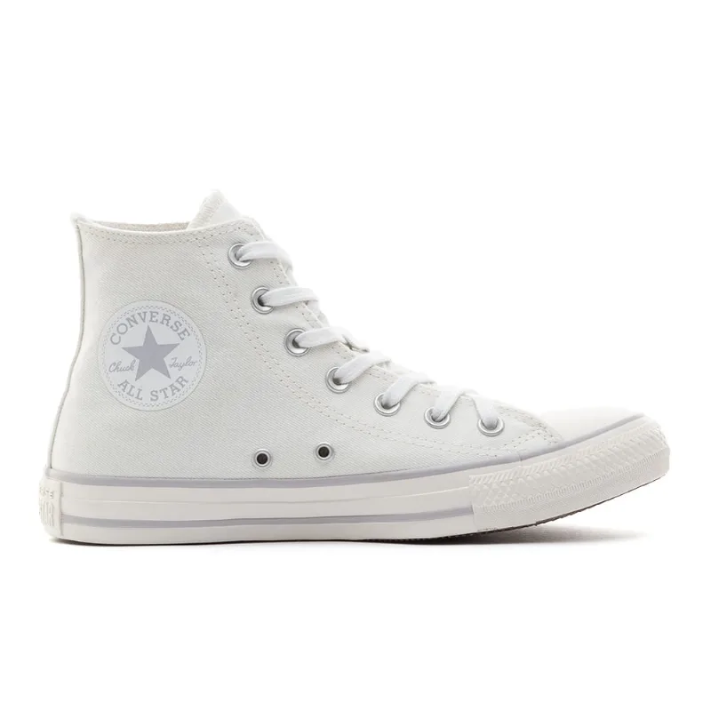 Tênis Converse Chuck Taylor All Star Hi Branco/Branco/Amendoa CT17850001.42