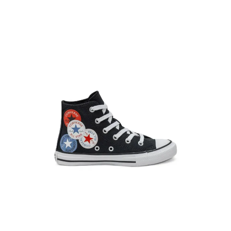 Tênis Converse Chuck Taylor All Star Kids Hi Sticker Stash Preto CK11210001.29