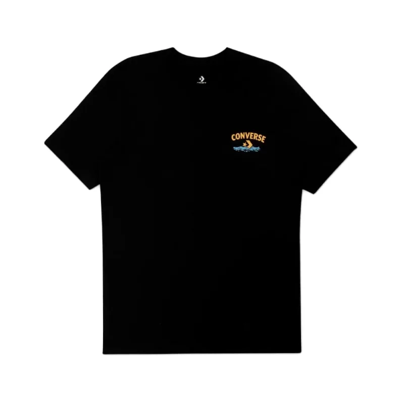 Camiseta Converse High Summer River Tours Standard Fit Jet Black AP01F2466-002.M