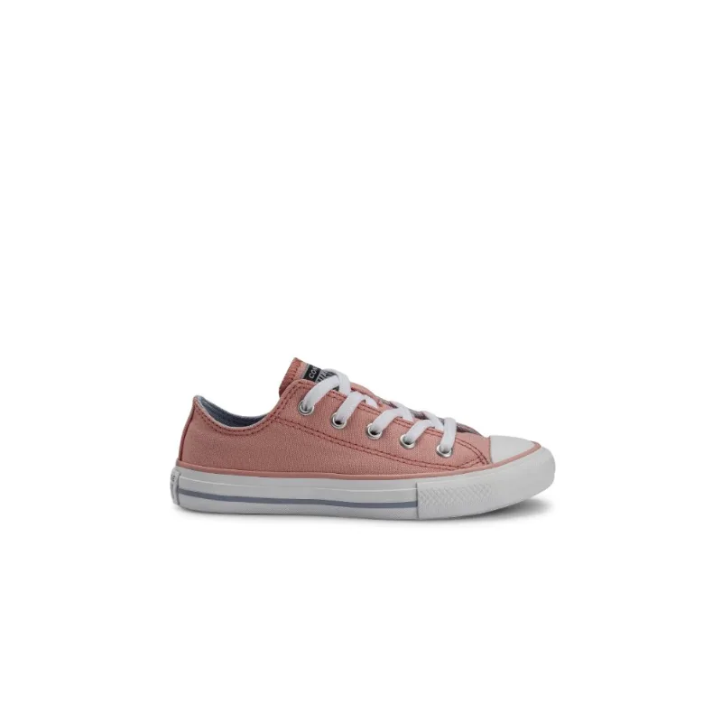 Tênis Converse Chuck Taylor All Star Kids Ox Seasonal Plus Salmão Fosco CK10080013.30