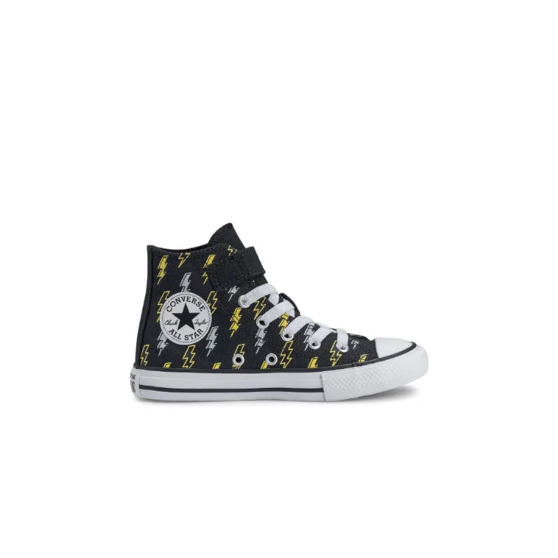Tênis Converse Chuck Taylor All Star Kids Hi 1v Converse Bolts Preto CK11750001.30