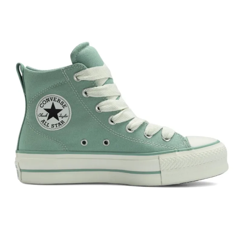 Tênis Converse Chuck Taylor All Star Padded Lift Hi Archive Athletics Verde Piscina CT29830001.34