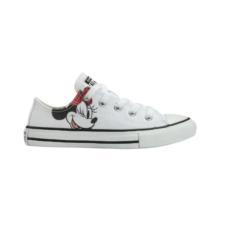 Tenis All Star Chuck Taylor Minnie Ref Ck13290001 Branco/preto/branco 031