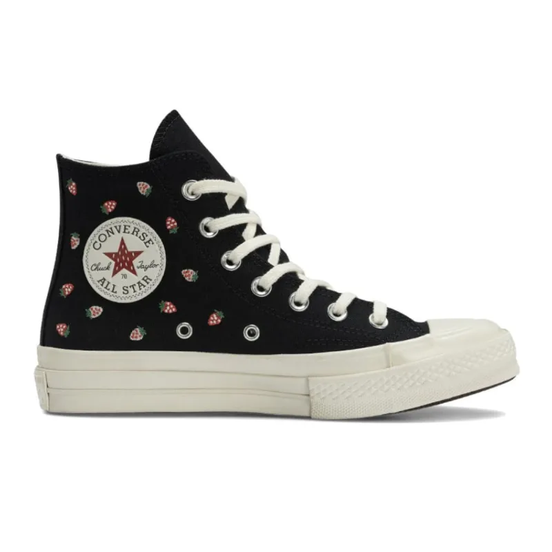 Tênis Converse Chuck 70 Hi Strawberry Soles Preto CT31010001.36