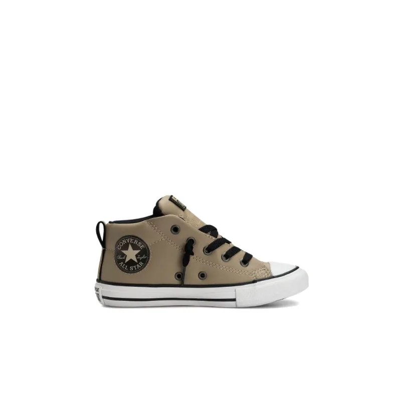 Tênis Converse Chuck Taylor All Star Street Kids Mid Seasonal Synthetic Bege CK14040002.29