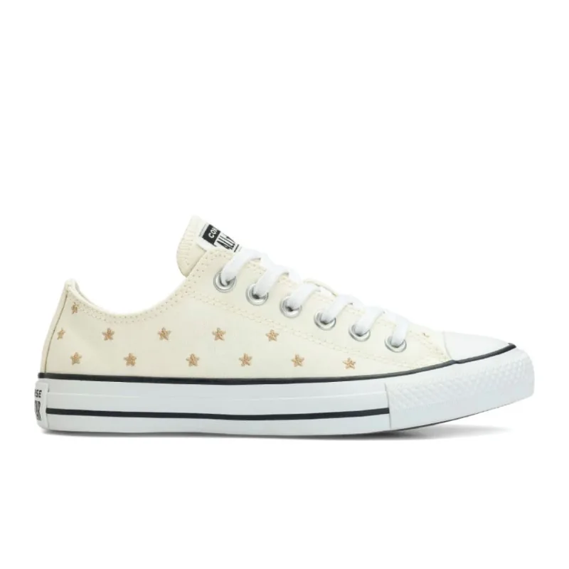 Tênis Converse Chuck Taylor All Star Ox Embroidered Stars Amendoa CT32720003.36