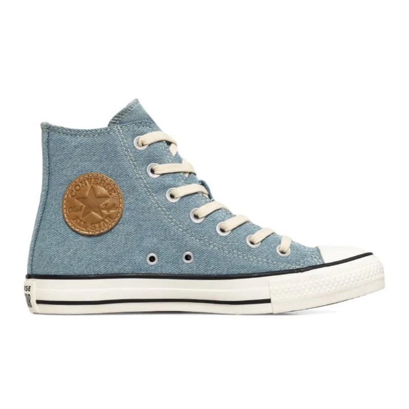 Tênis Converse Chuck Taylor All Star Hi Denim Mood Azul Claro/Bege CT35150001.42