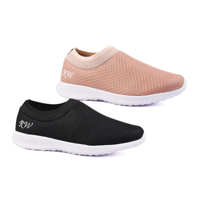 Kit 2 Pares Tênis Meia Sem Cadarço Macio Runway Feminino