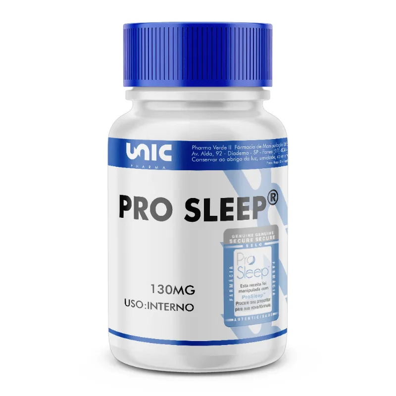 Pro Sleep 130mg com selo de autenticidade 90 Cápsulas Pro Sleep 130mg com selo de autenticidade - 90 Cápsulas 90 Cápsulas