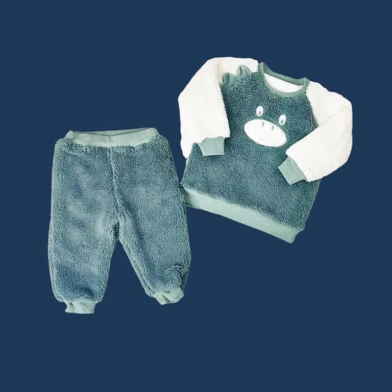 13139 conjunto ovelha térmico paraíso bebê verde militar