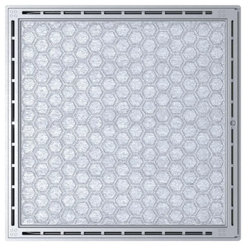 Tampa Casa Máquina Grelha Invisível Sistema Gaveta Inteligente Deslizante 85x85 Cinza - OUTRAS - Agro