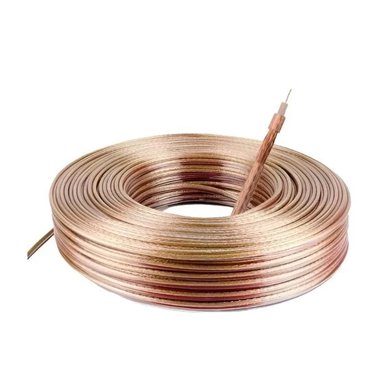 Cabo Coaxial Cristal 90% Malha Para Elevador Rolo 100Mts 08