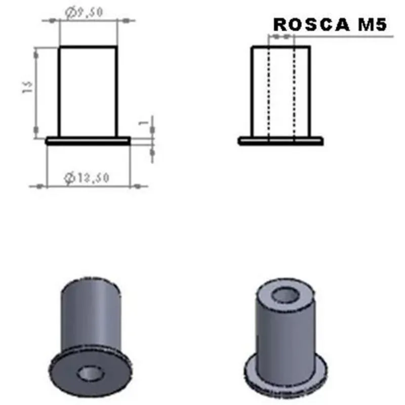 Parafuso Com Bucha Bolha Tenere 600 2 Farois Philips Kit 5