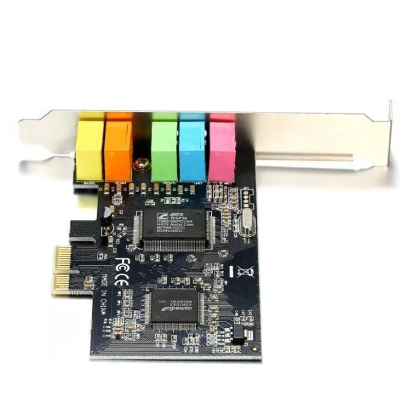 Placa De Som Pci-express 6 Canais 5.1