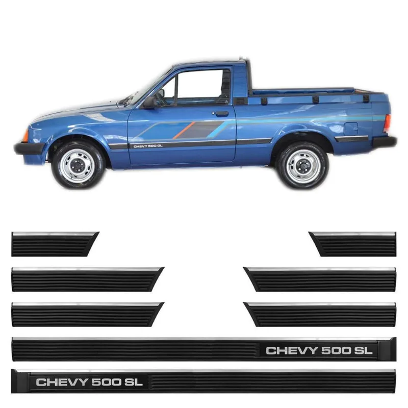 Friso Lateral Gm Chevy 500 Sl 1983 A 1986 Com Nome 1063A
