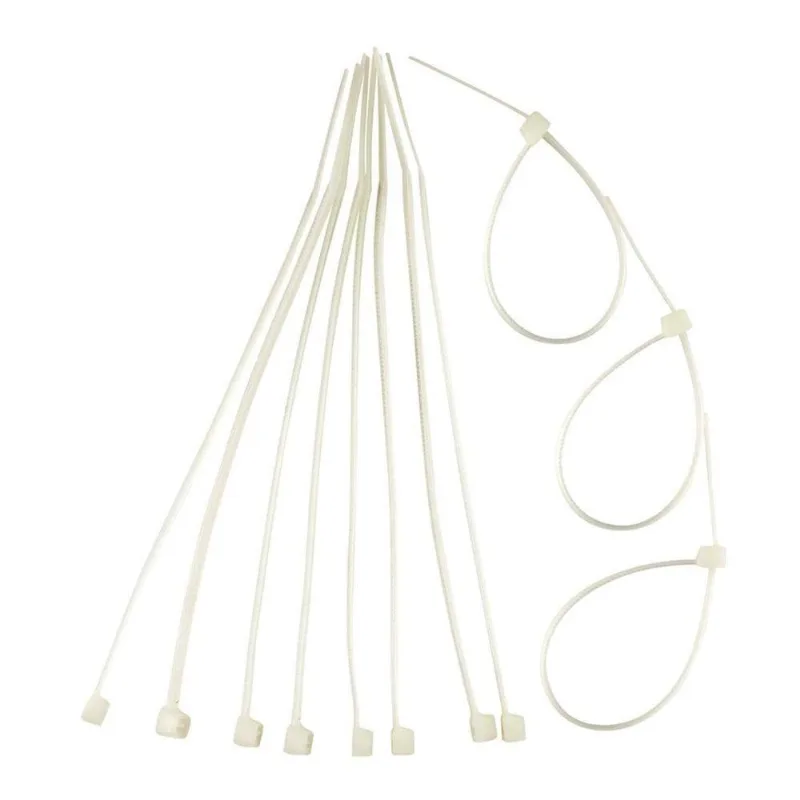 Abraçadeira De Nylon 2,5x100mm - 100 Pçs Branca - Eda