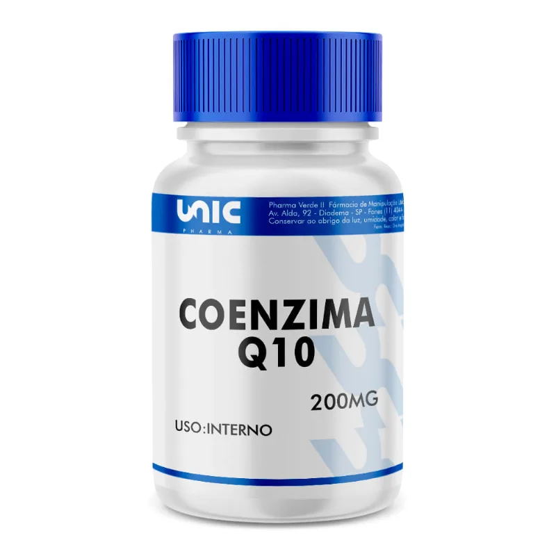 Coenzima q10 200mg 60 Cápsulas 60 Cápsulas 60 Cápsulas
