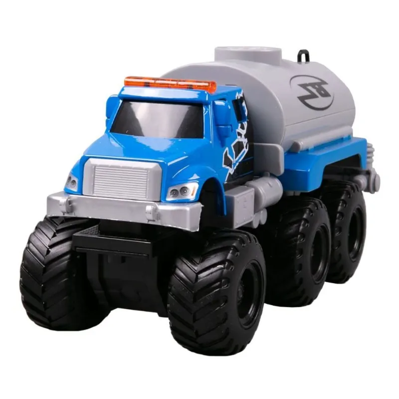 Miniatura Caminhão Builder Zone Water Tanker Azul Maisto 21191