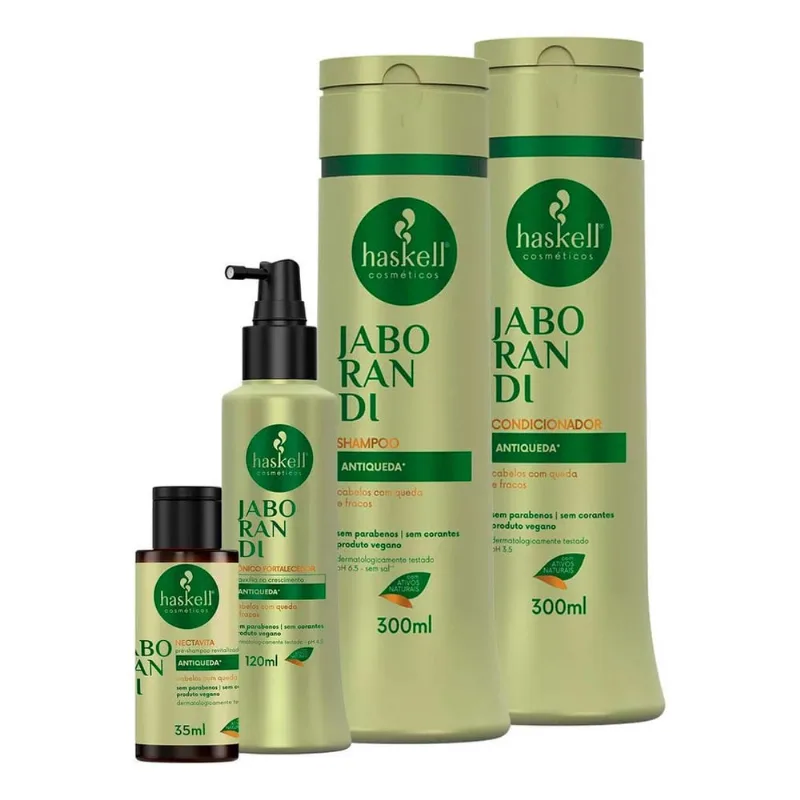 Haskell Jaborandi Completo 300Ml Cabelos Fracos E Com Queda