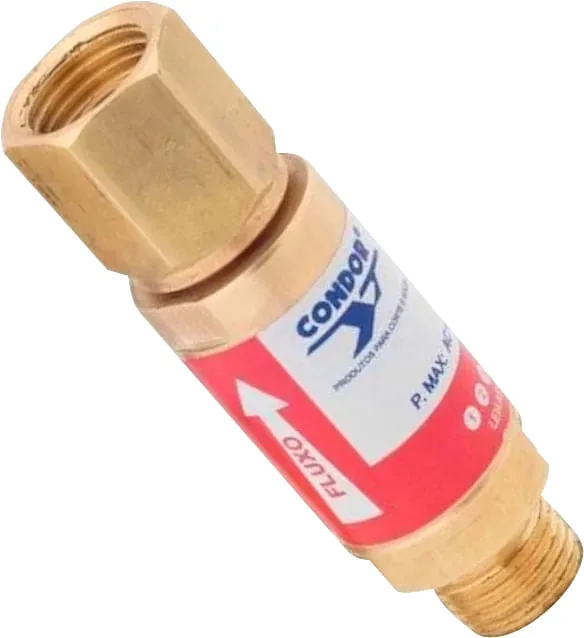 Válvula Seca Corta Chama VCFN-RG 407789 - CONDOR - CONDOR SOLDAS - Solda