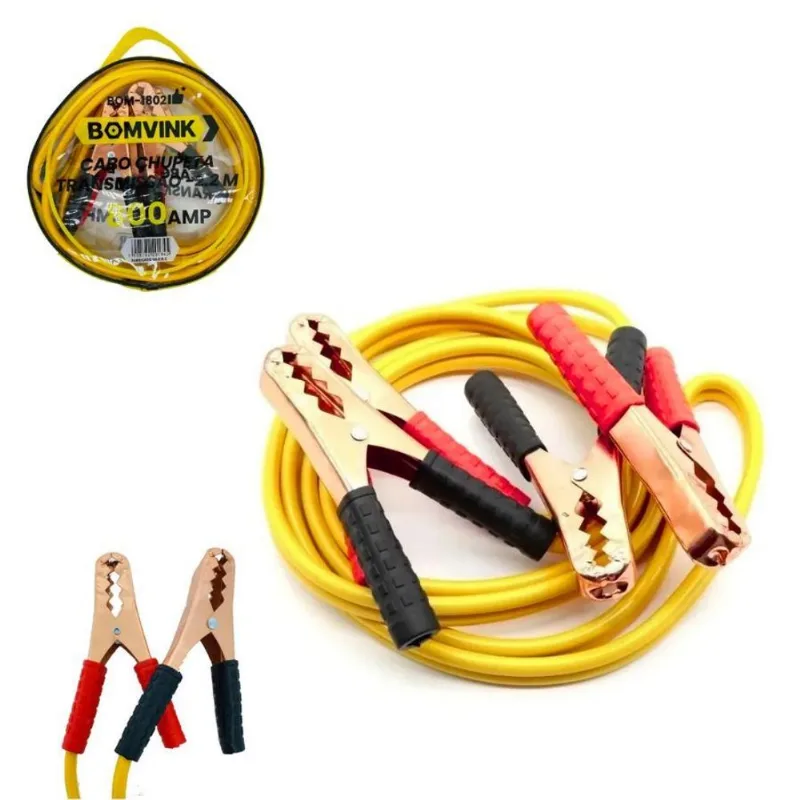 Cabo Auxiliar 800a Para Carros 12v E Caminhões 24v