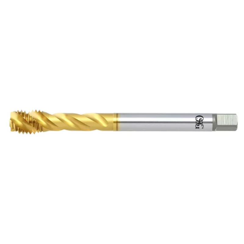 Macho Máquina Aço Rápido BSP 1/2" Canal Helicoidal TIN DIN 5156- OSG - OSG - Usinagem E Corte
