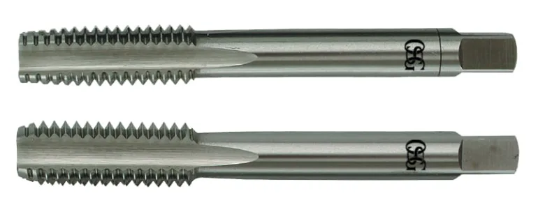 Macho manual de aço rápido 1/2" UNF jogo com 2 peças - OSG - OSG