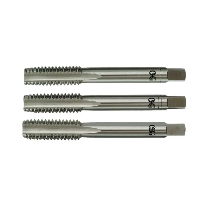 Macho Manual M de Aço Rápido M16x2,00mm 3 Peças Direita DIN352 101 - OSG - OSG - Usinagem E Corte