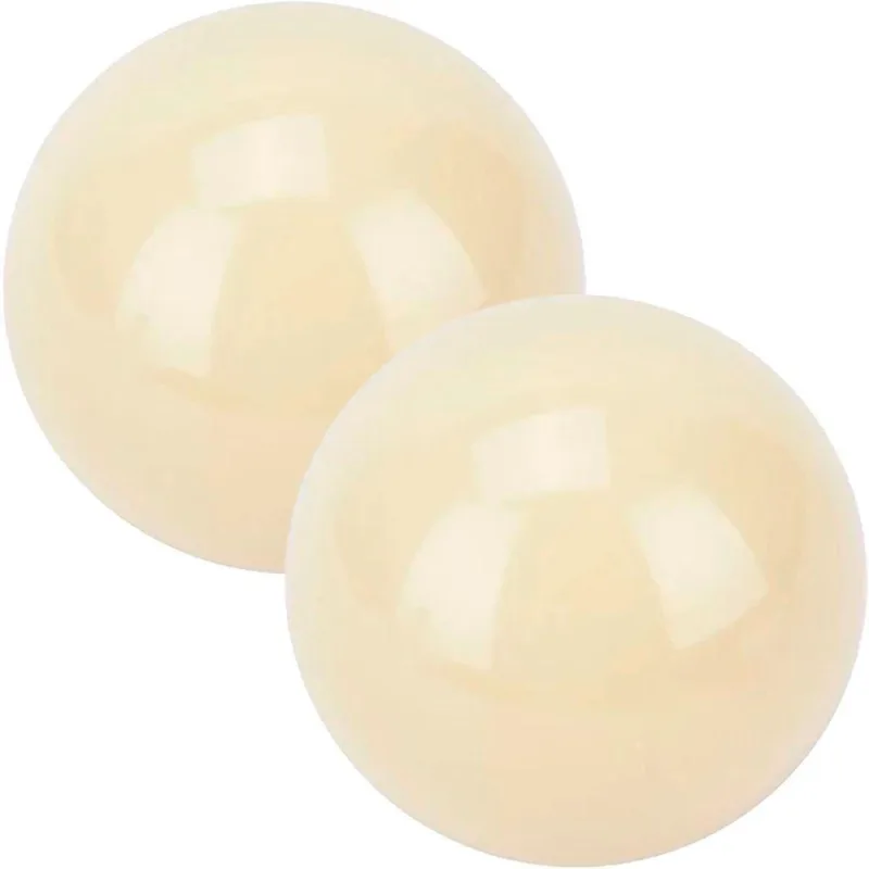 Kit 2 Bolas de Bilhar Bolões de Sinuca Profissional 54mm em Resina Fenólica Branco - OUTRAS - Brinquedos