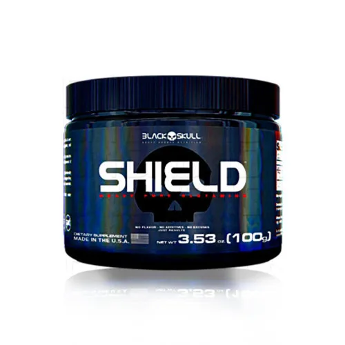Shield Glutamine 100g Blackskull - BLACK SKULL - Higiene E Beleza