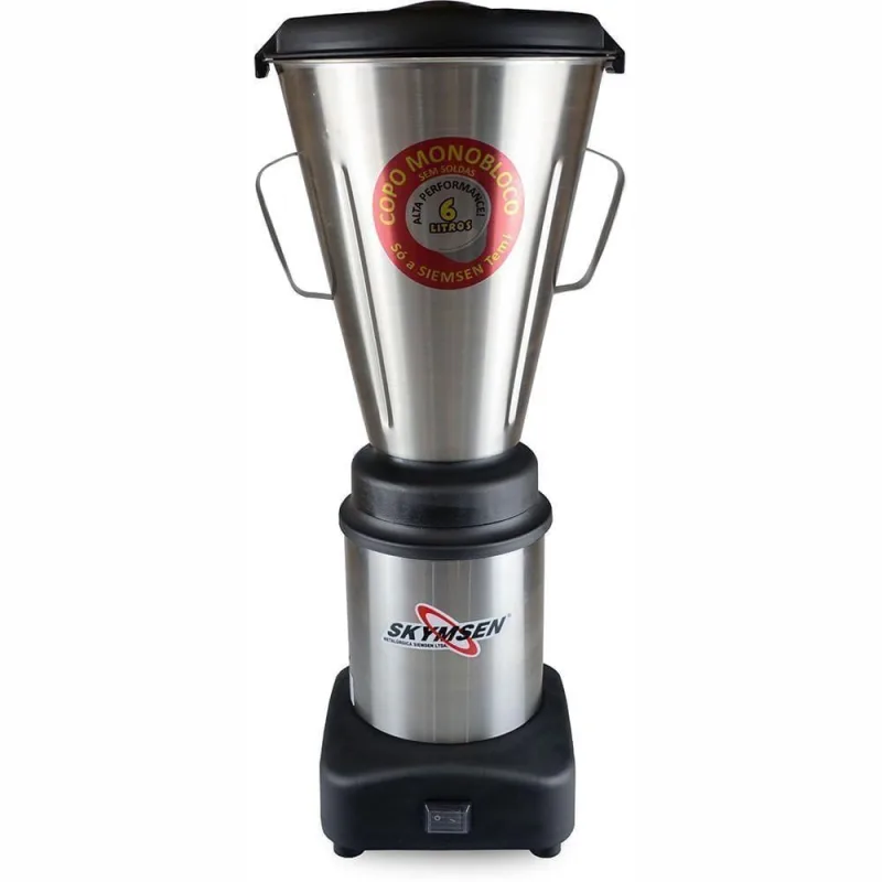 Liquidificador De Alta Rotação Inox 4 Litros Ta04mb Skymsen Liquidificador Inox 4 Litros 110V - Skymsen - Eletroportáteis