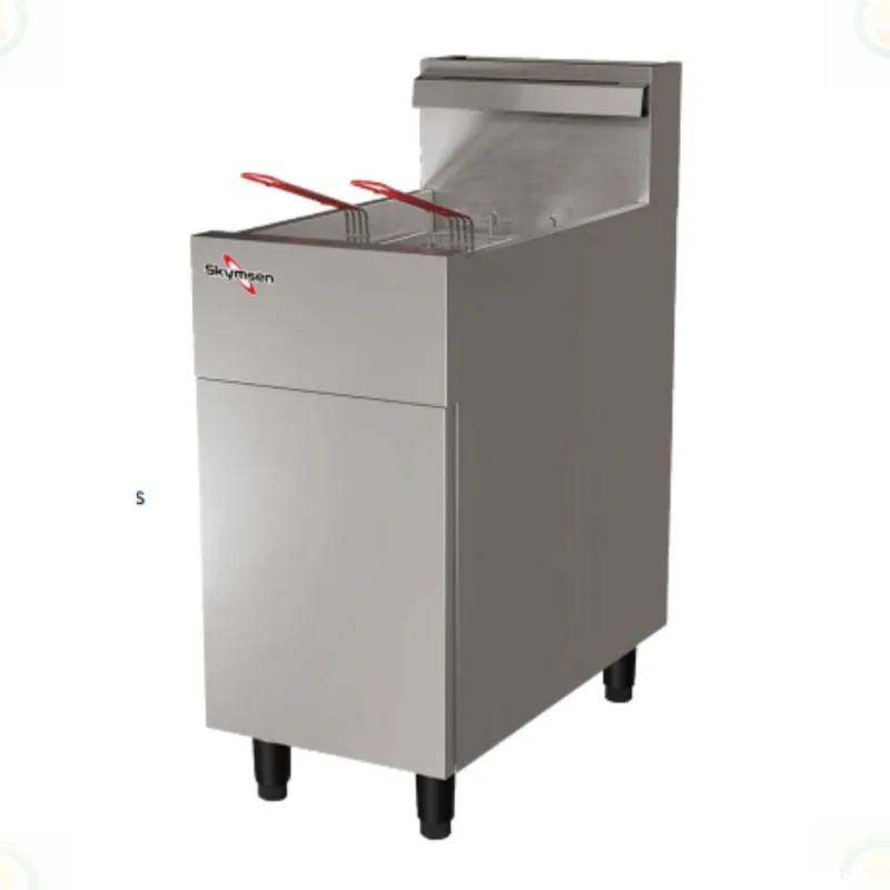 Fritadeira a Gas Total Inox Zona Fria 20 lt Skymsen Bivolt
